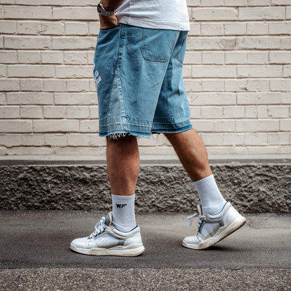 HALL OF FAITH DENIM SHORTS