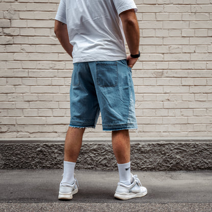 HALL OF FAITH DENIM SHORTS